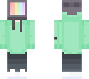 pc head mint green
