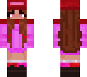 pink and red outfit