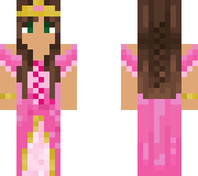 pink princess crown