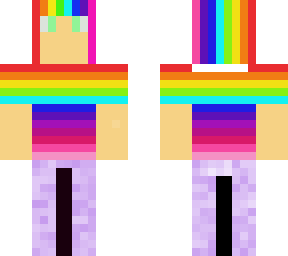 rainbow girl