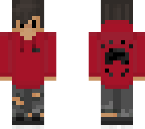 red hoodie