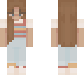 remake but with blue eyes and brown hair