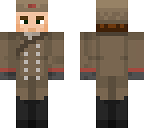 soviet soldier with matching eyebrow color