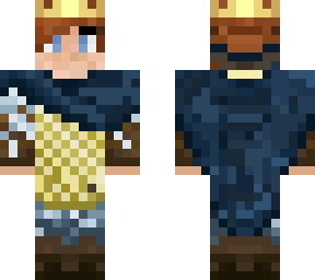 the blue chain mail king