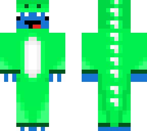 water dino in pjs