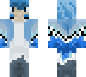 a blue jay inspired skin