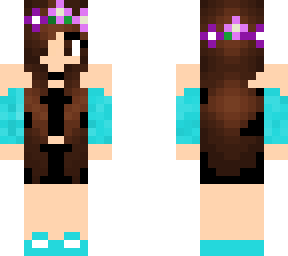 blue flower crown ivy