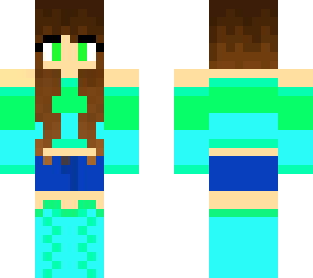blue girl