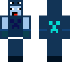 blue man