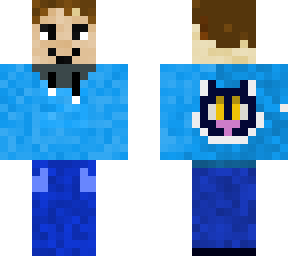 boy with a cat in the back hoodie