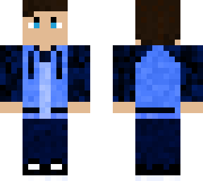 boy with blue jacket