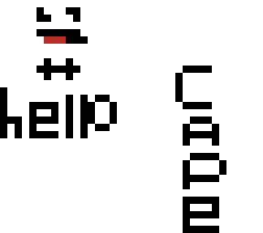 derp black and white