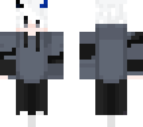 emo boy - white hair