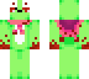 evil cute frog