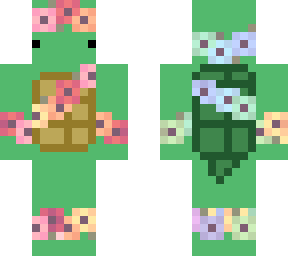 flowers - turtle