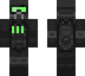 green swat with gas mask