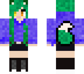 green wolf girl