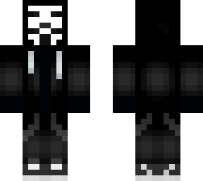 hacker all in black