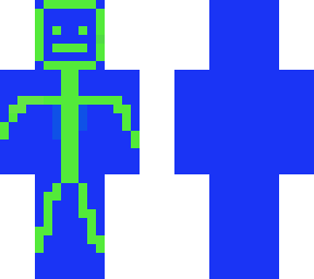 half human, half skeleton