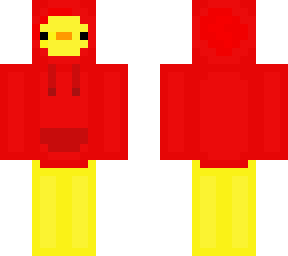 hoodie duck (red)