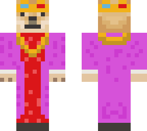 improved suit doge with a robe