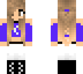leah- purple shirt with white jeans