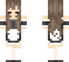 maid girl brown hair