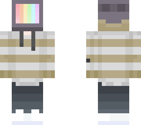 pc head brown stripe