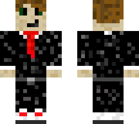 skin black suit