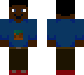 a normal guy with a minecraft shirt