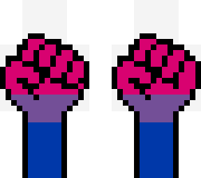 bi pride fist