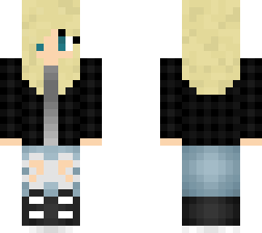 black flannel girl bangs