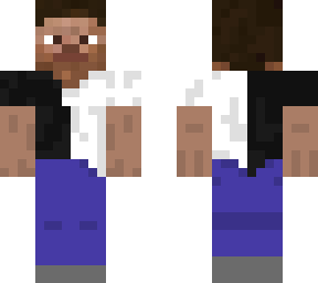 black x white steve