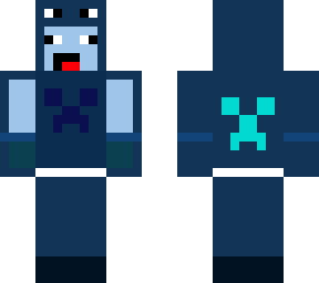 blue man