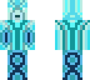 blue x head
