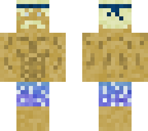 buff swimmer bro with headband