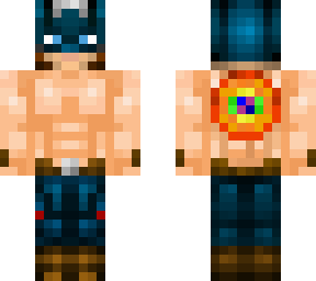 captain america (shirtless + rainbow shield)