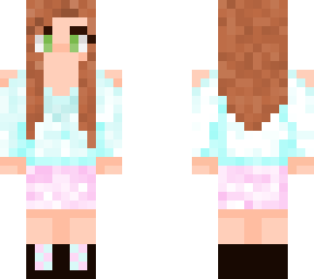 cute, pastel colored girl