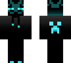 enderman with black hoodie