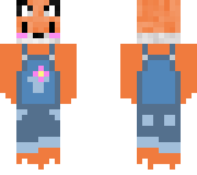 fox with overalls :3