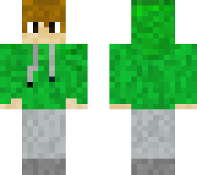 green hoodie boy