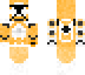 orange bomb squad clone trooper