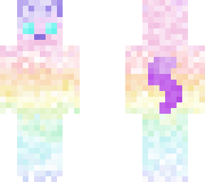 pastel rainbow cat