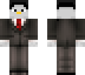 penguin with suit