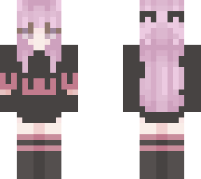 pink hair uwu girl