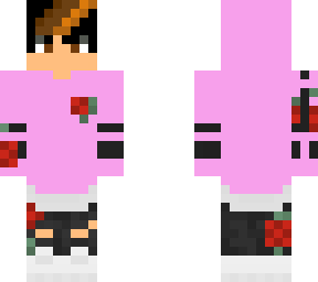pink rose hoodie