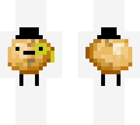 potato with monocle