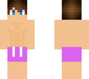 purple swim boy