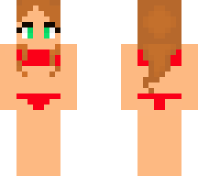 red bikini