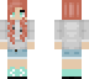 red-haired girl with braids - comfy